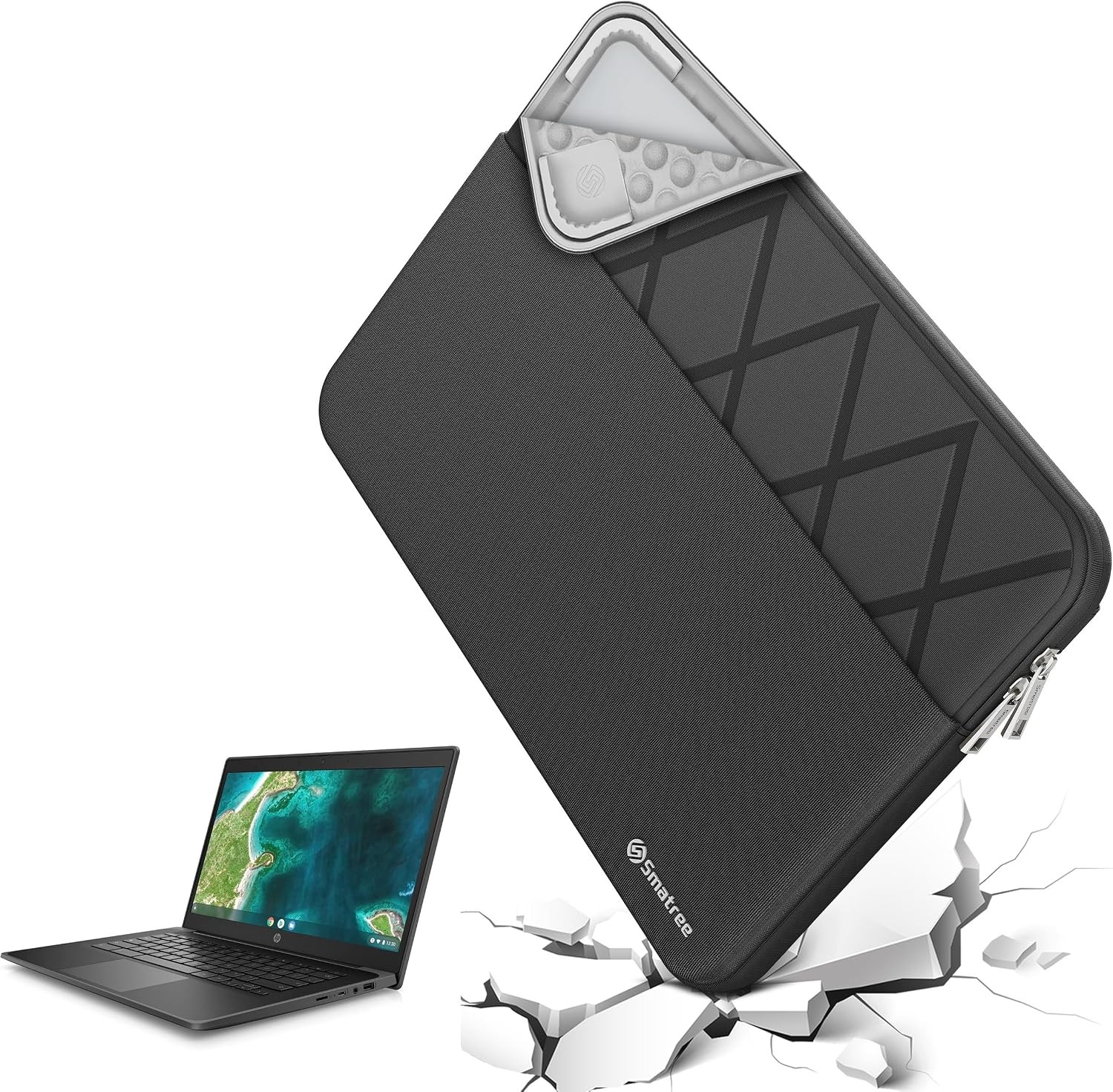 Smatree Elite-Black 14" Laptop Sleeve for HP OmniBook Ultra & X Next Gen AI
