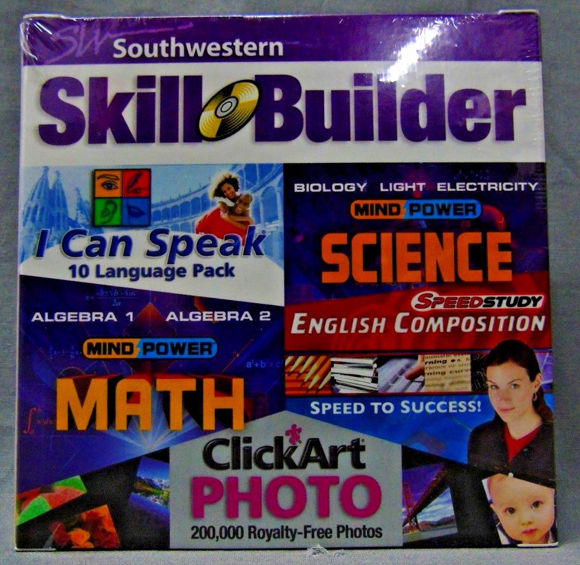 Southwestern Skill Builder - Algebra 1/2, Comp, 10 Languages, Bio + ClickArt J4