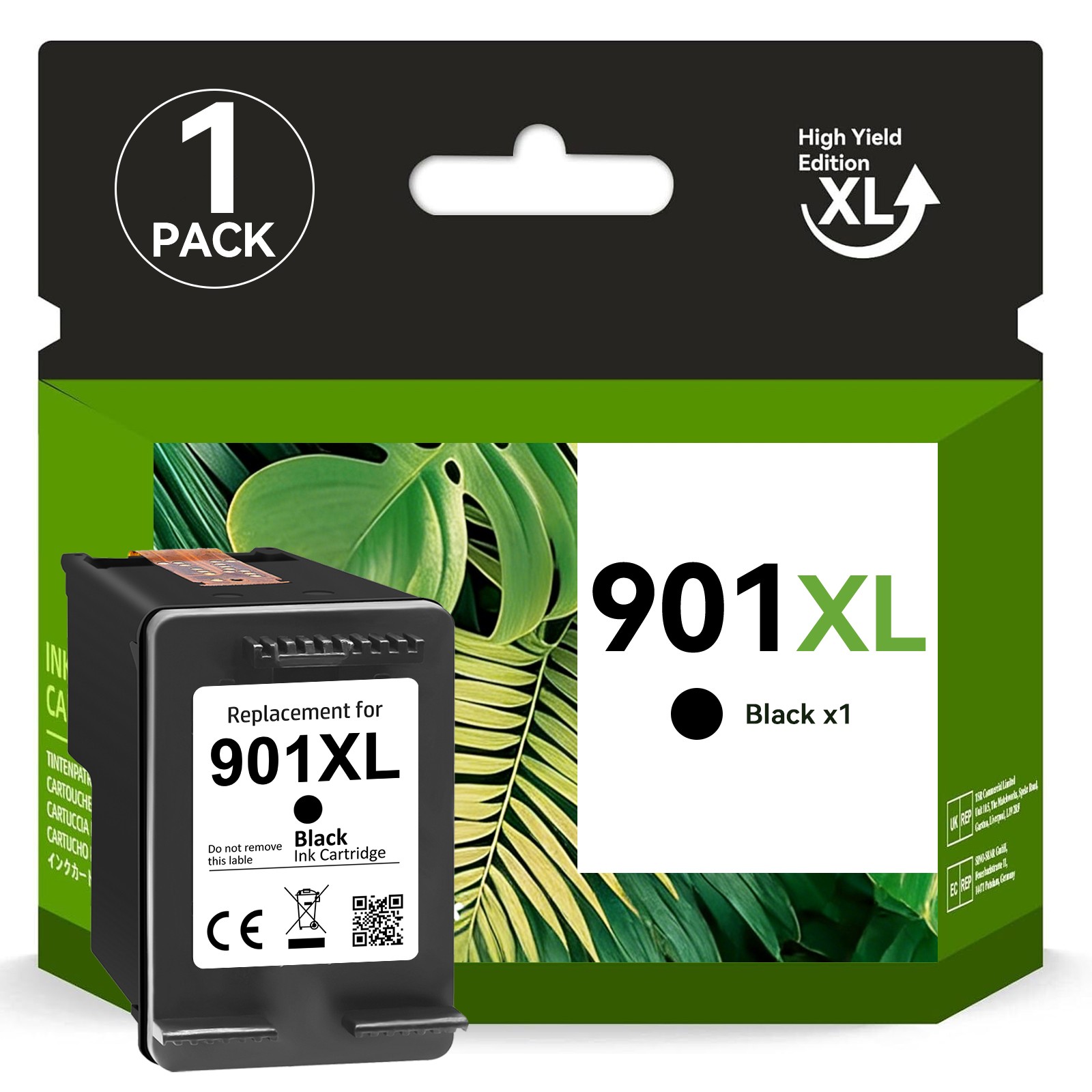 901XL Ink Cartridge Replaces For HP 901 Officejet 4500 J4580 J4550 J4540 J4680