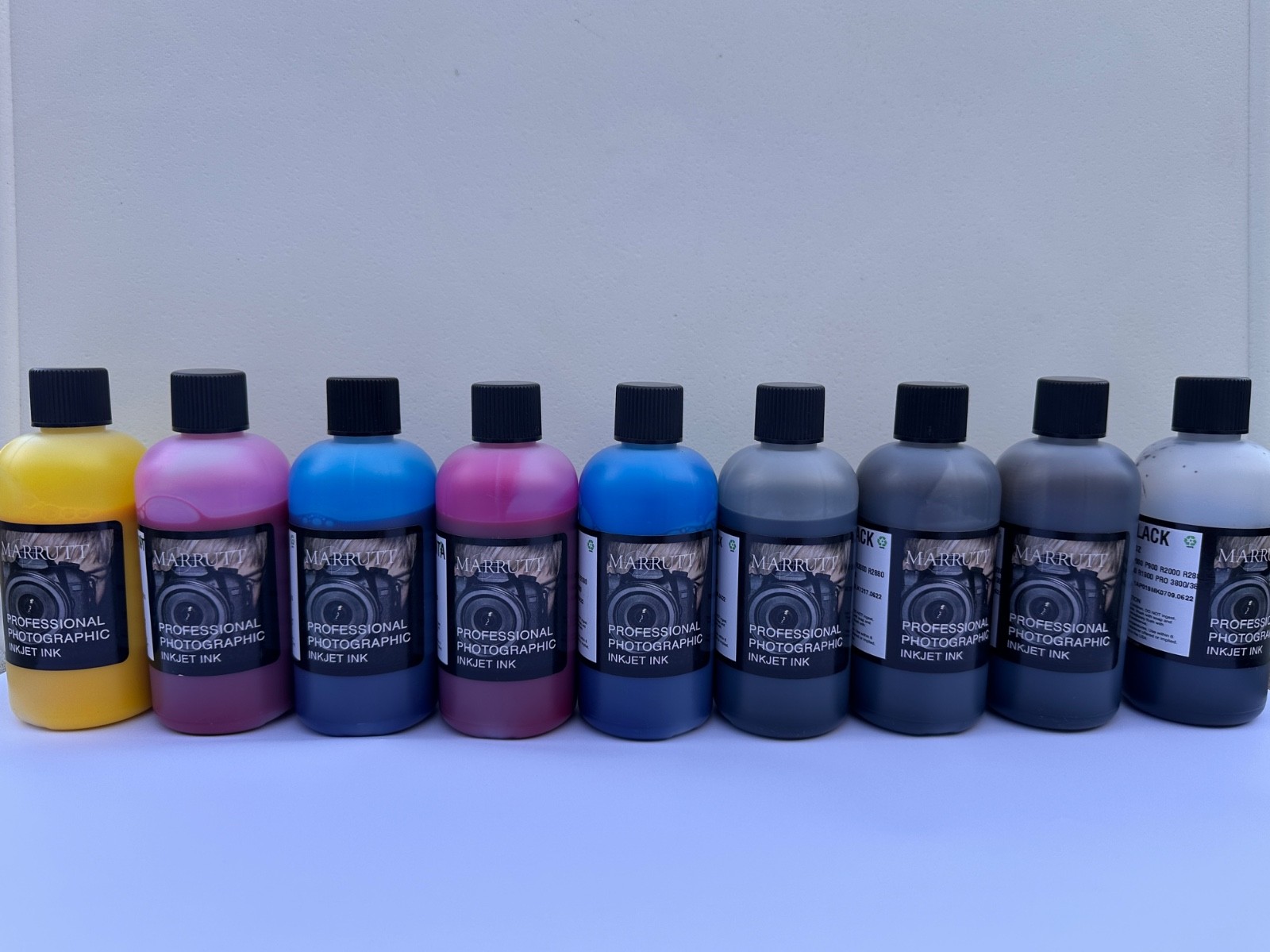 $250 Worth of Marrutt Professional Photography Pigment Ink - Set of 9