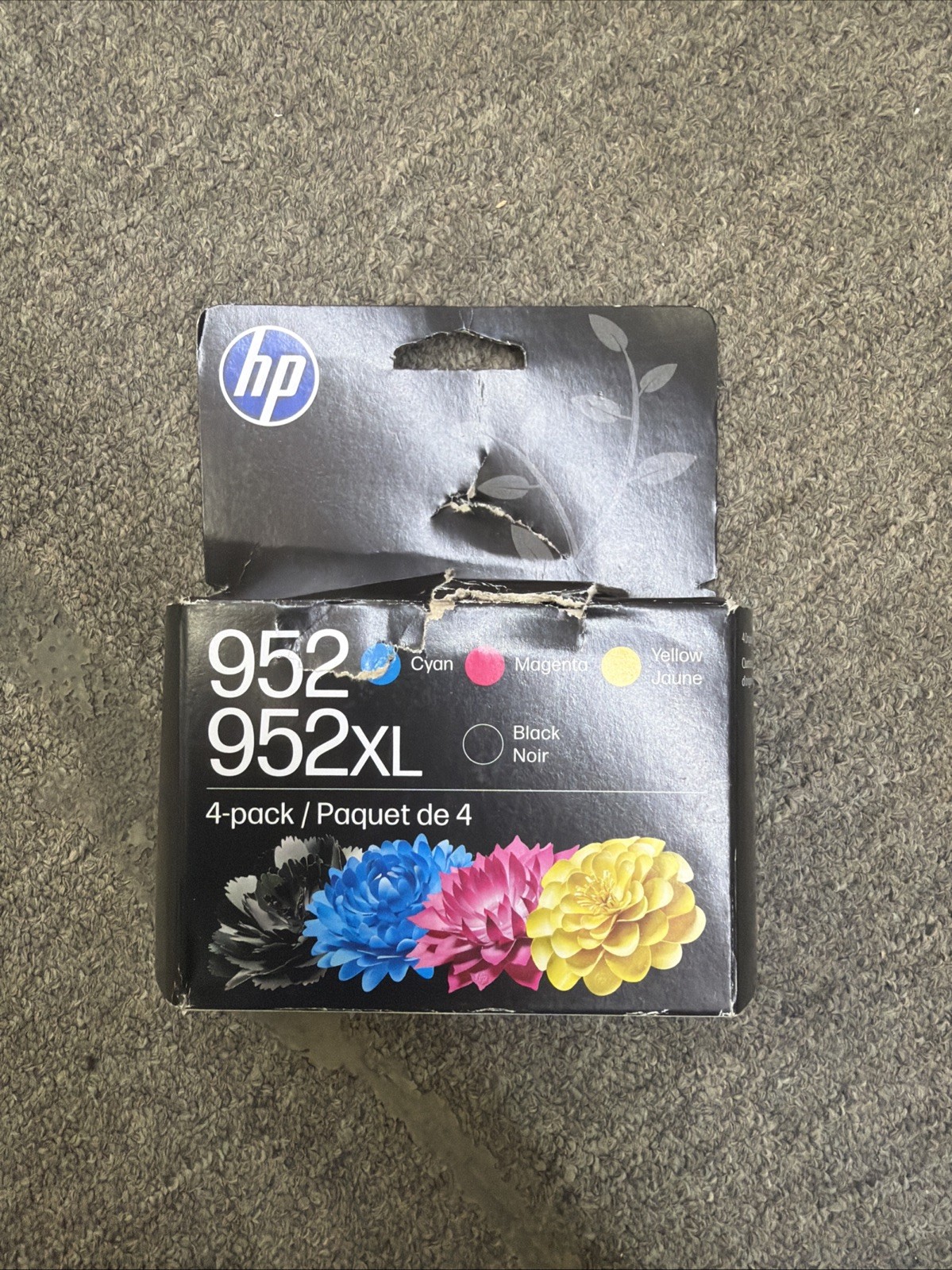 Genuine HP 952XL/952 4Pack NIB Damage Box Ink N9K28AN#140 Exp Oct2027