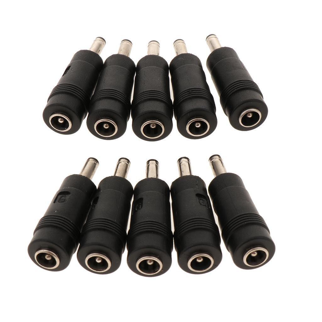 10 Units DC 5.5x2.1mm Female to 4.0x1.35mm Power Supply Adapter