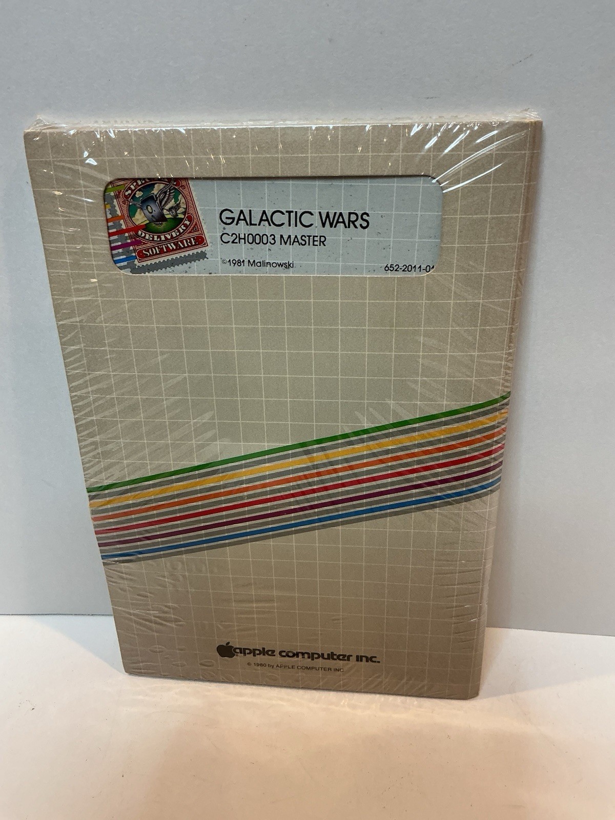 Vintage Apple II Arcade Game Galactic Wars Apple Computer NOS Sealed