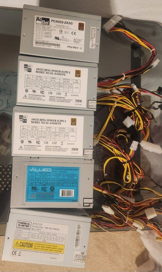 5x PSU Lott 300-350 W 