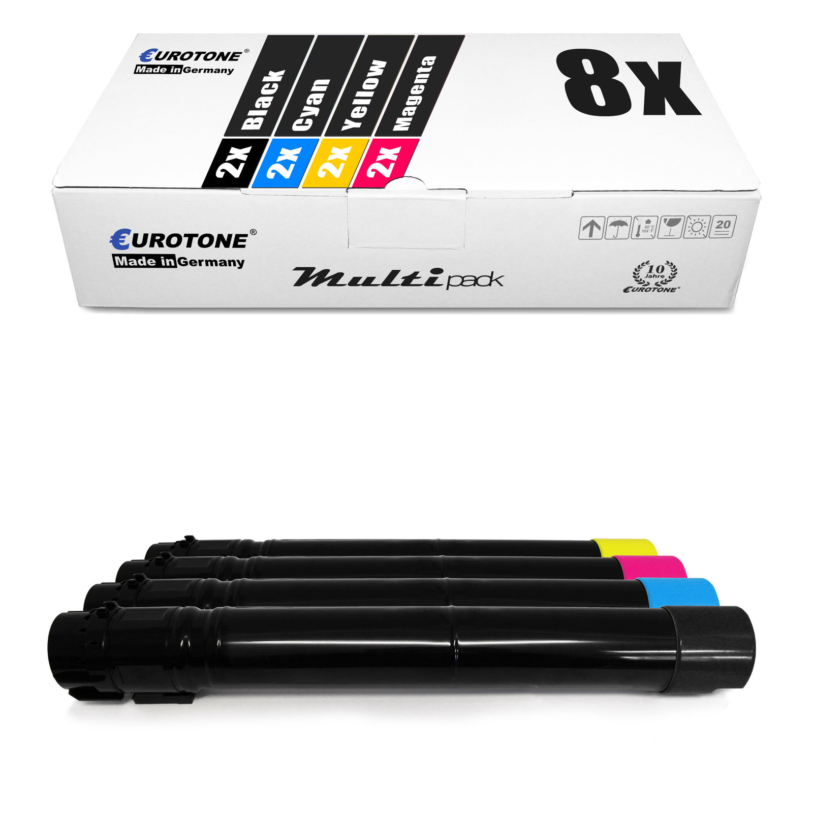 8X ECO Toner For Lexmark X-952-DE X-950-DHE