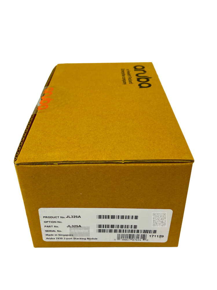 JL325A I New Sealed HPE Aruba 2930 2 Port Stacking Module 5066-4802