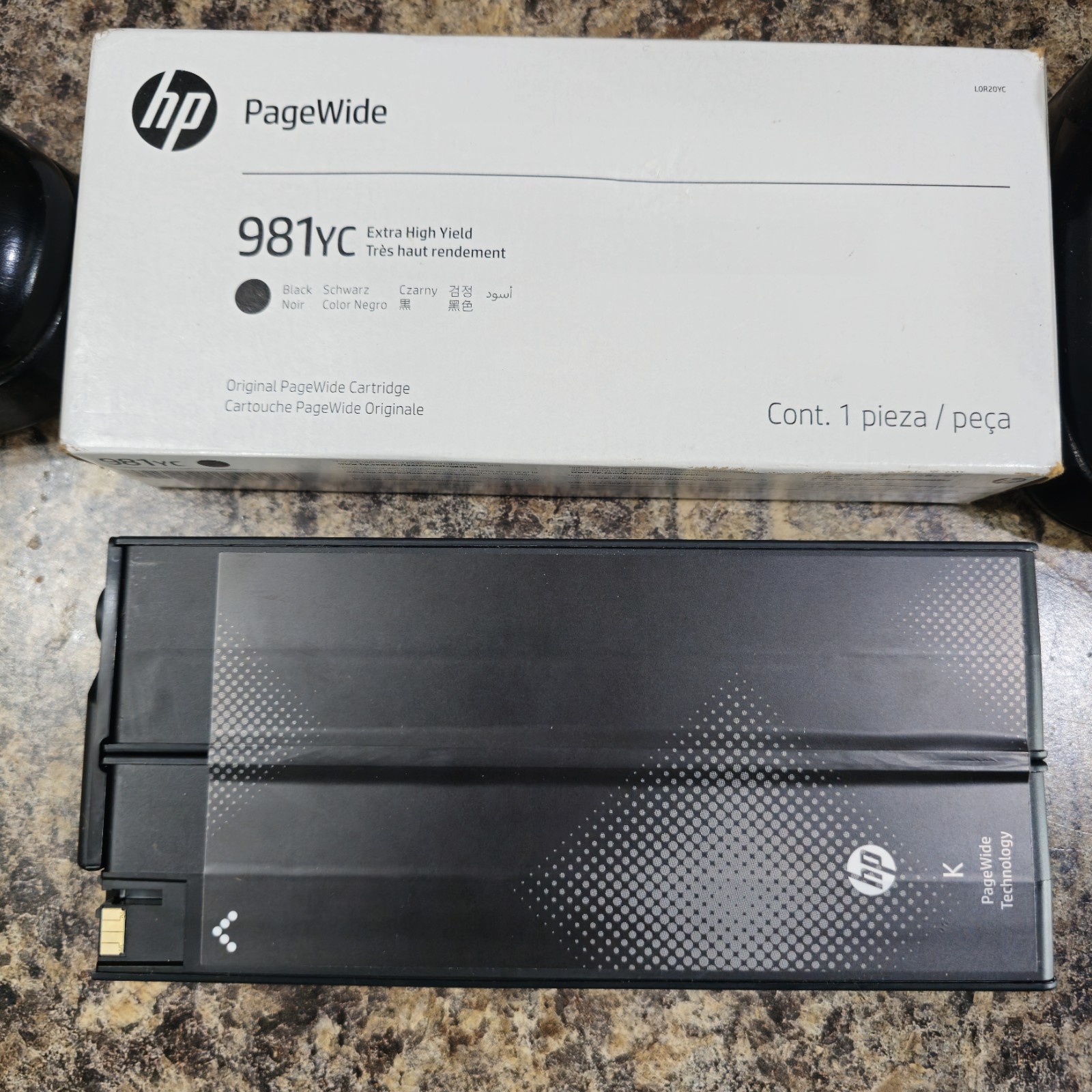 HP L0R20YC (981YC) Black PageWide Extra High Yield Ink Cartridge OEM 12/2028 NEW