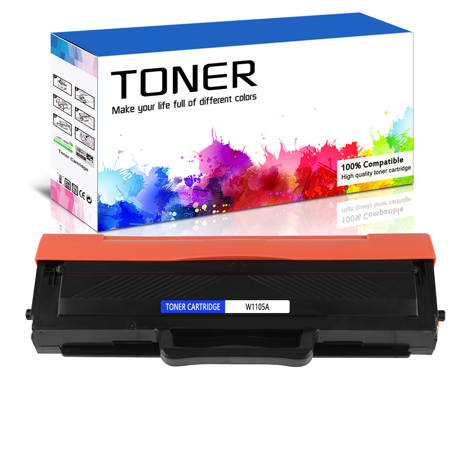 W1105A Black Toner Cartridge For HP 105A LaserJet 107a 107w MFP 135a 135w 137fnw