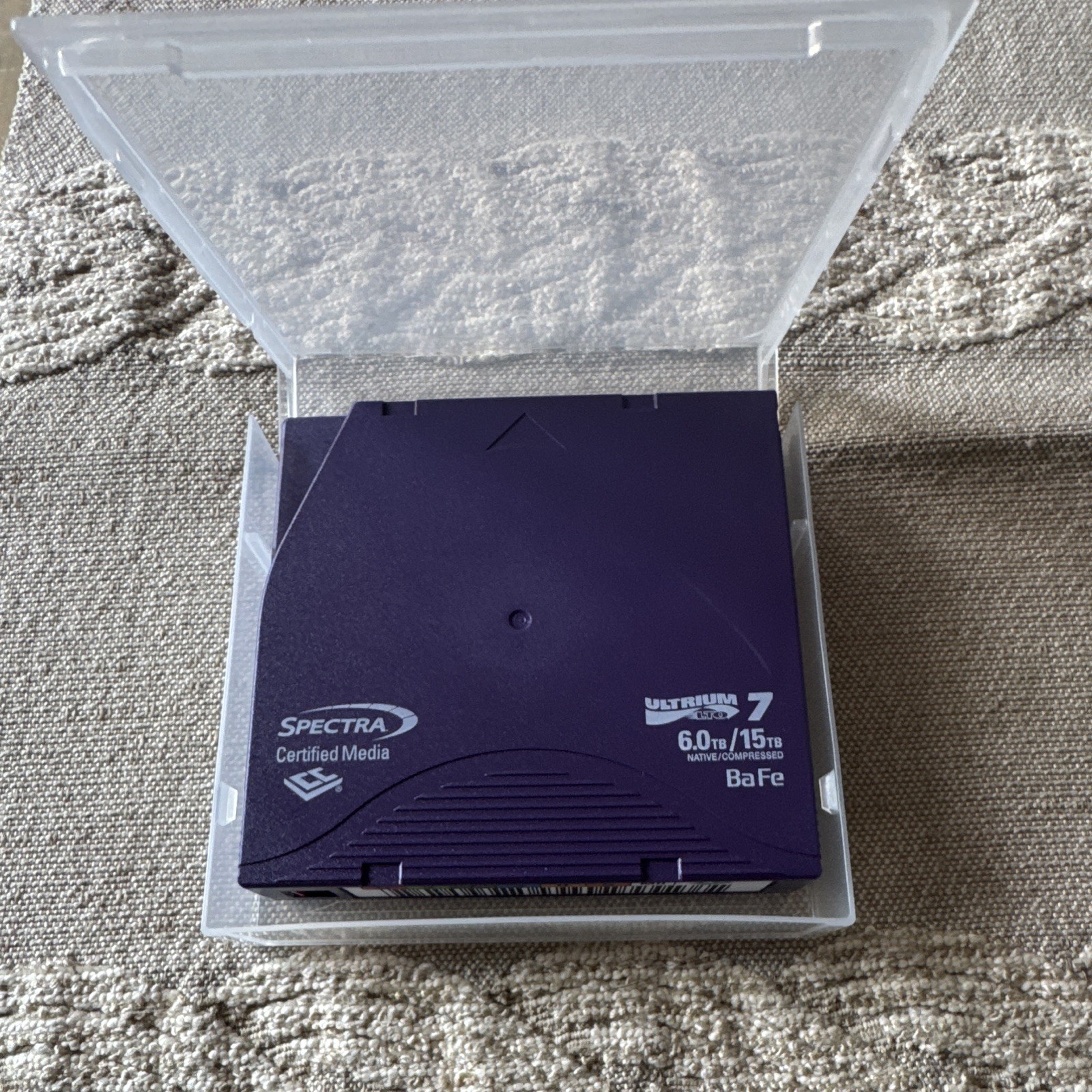 Spectra Ultrium 7 LTO-7 Tape Cartridge 6.0TB/15TB BaFe w/ Case