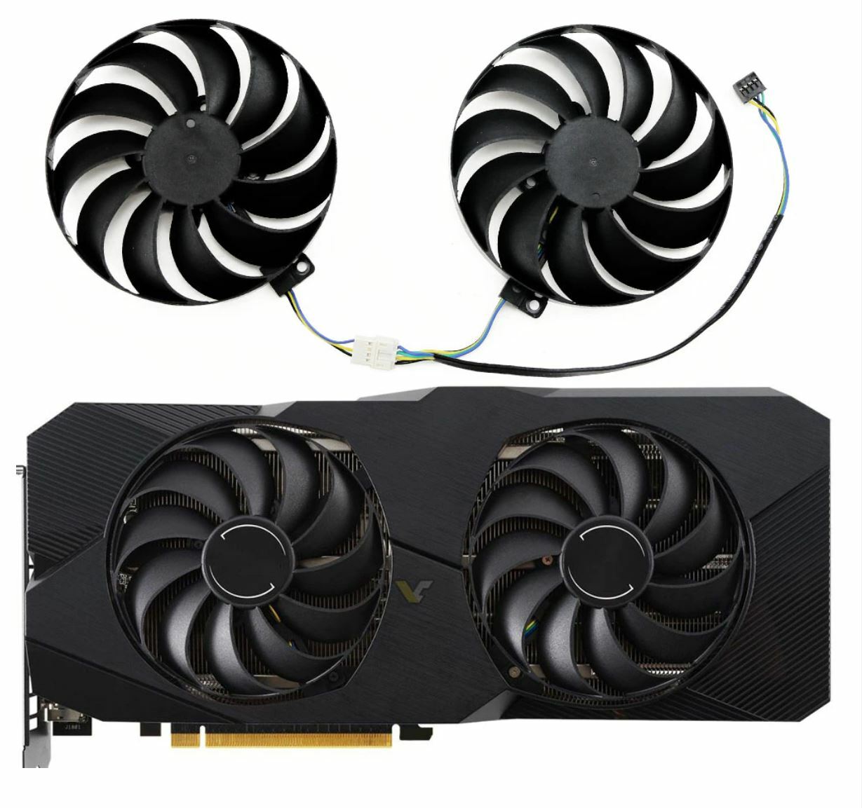 95mm 12V 0.45A graphic card fan for ASUS Radeon RX 5700 DUAL EVO OC FDC10U12S9-C