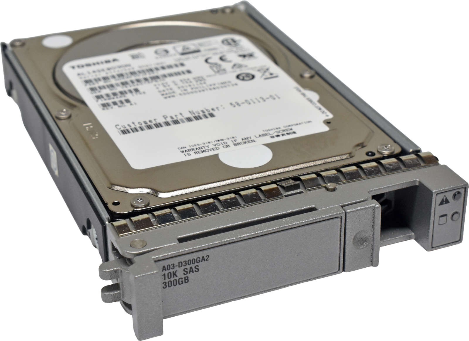 Cisco Toshiba 300GB 2.5" 10K 6G SAS HDD AL14SEB030N A03-D300GA2 +Caddy