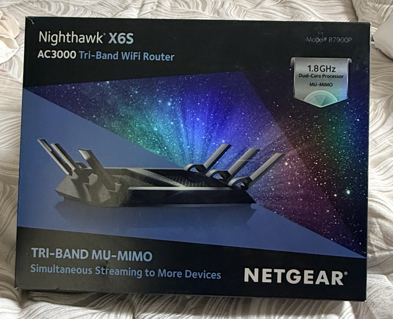NETGEAR R7900P-100NAS Nighthawk X6 AC3000 Dual Band Smart WiFi Router