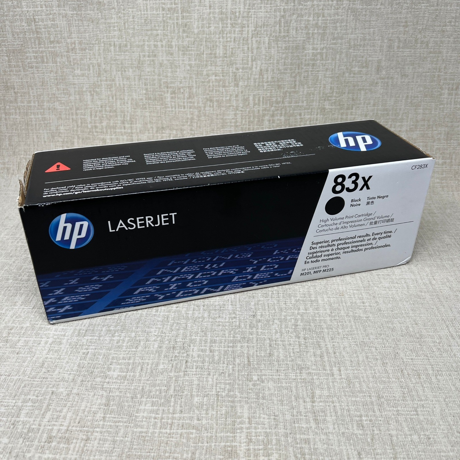 New & Sealed HP LaserJet 83x Toner Cartridge Black CF283X High Yield