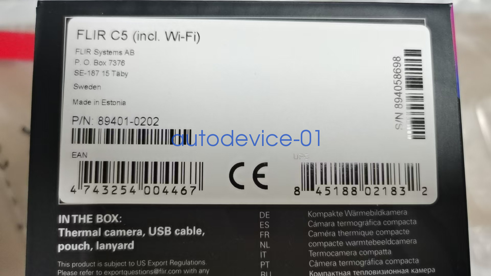 1PC Brand New FLIR C5 Compact Thermal Imaging Camera DHL/FedEx