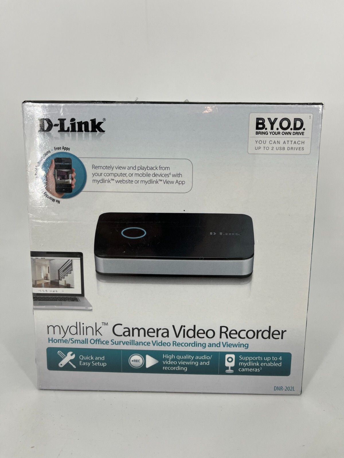 D-Link Camera Video Recorder mydlink-Enabled DNR-202L NEW SEALED