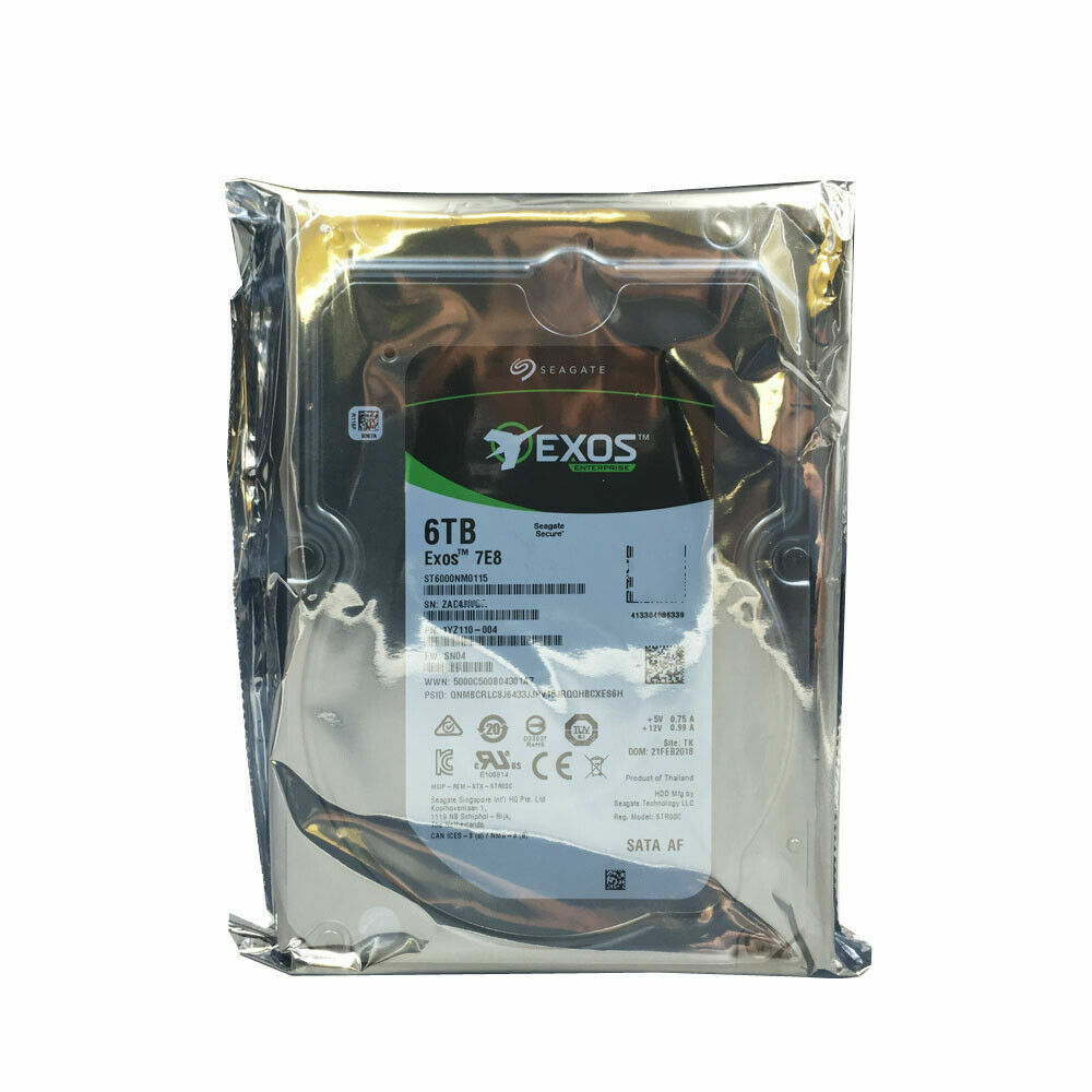 Compatible Seagate Enterprise ST6000NM0115 6TB Capacity V5 7.2K6Gb/s3.5"SATA HDD
