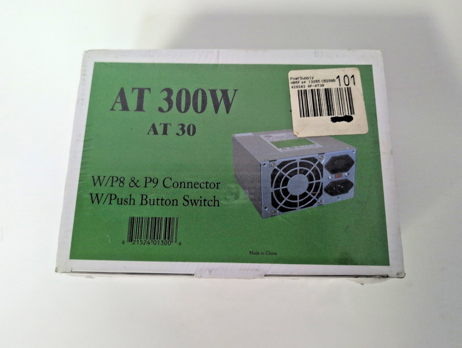 POWER SUPPLY AT 300W AT 30 W/P8 & P9 CONNECTOR, W/PUSH BUTTON SWITCH