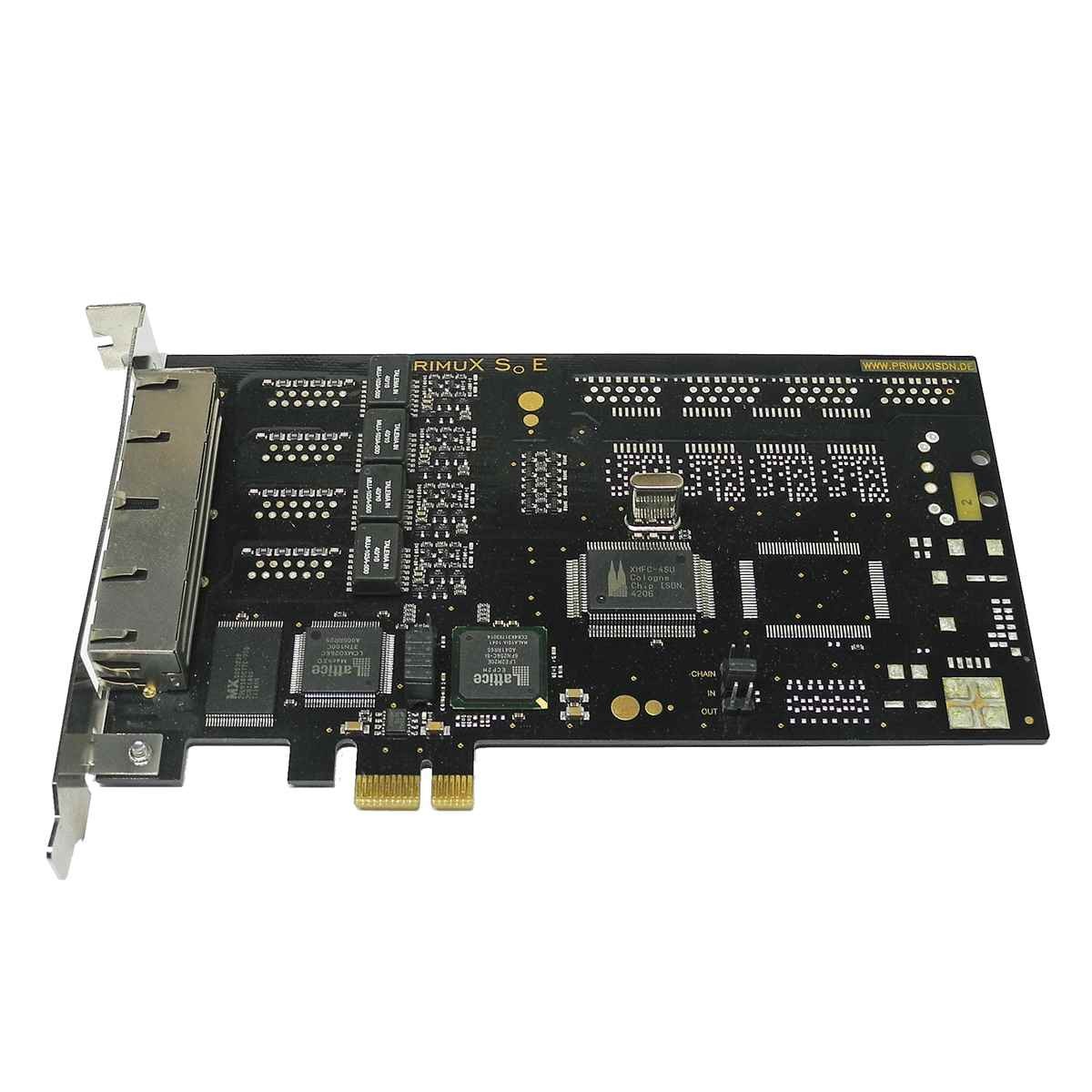 Gerdes PrimuX 4SoE 4-Port PCI-Express x1 ISDN Controller 2404