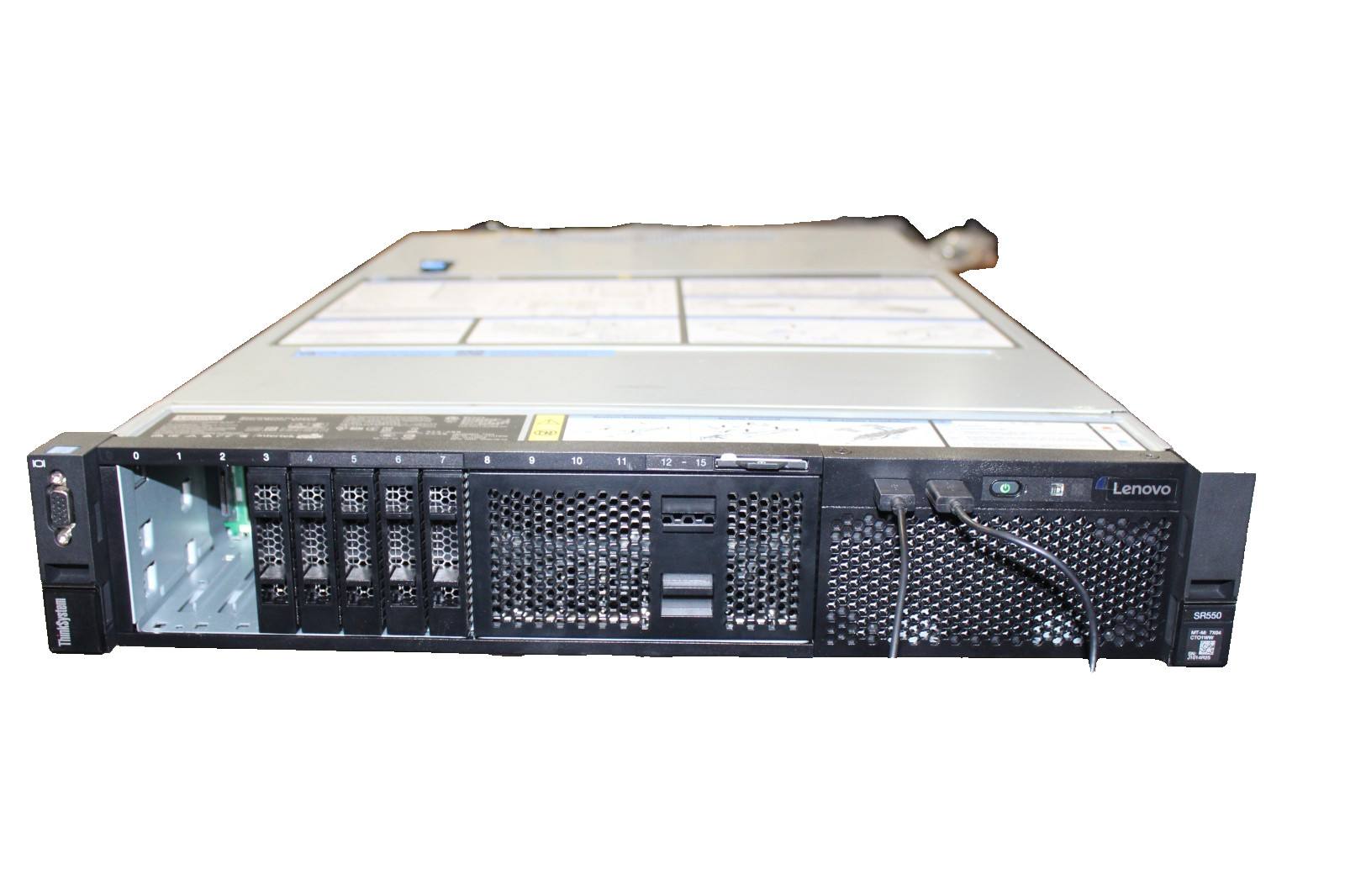 Lenovo ThinkSystem SR550 Server Xeon Silver 4110 2.1GHz 48GB DDR4 930-8i 2x PSU