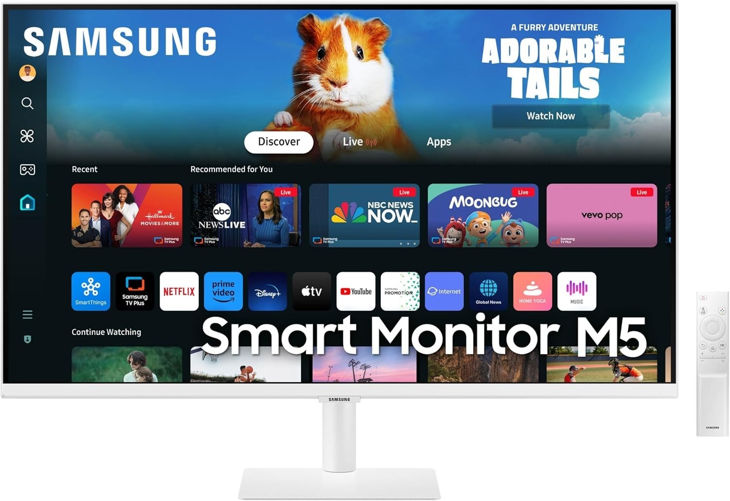 SAMSUNG (LS27DM501ENXZA) 27” M5 Smart Monitor