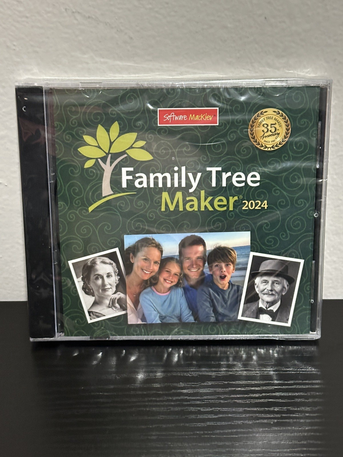 New Family Tree Maker 2024 CD-ROM Software Ancestry Family Windows & Mac