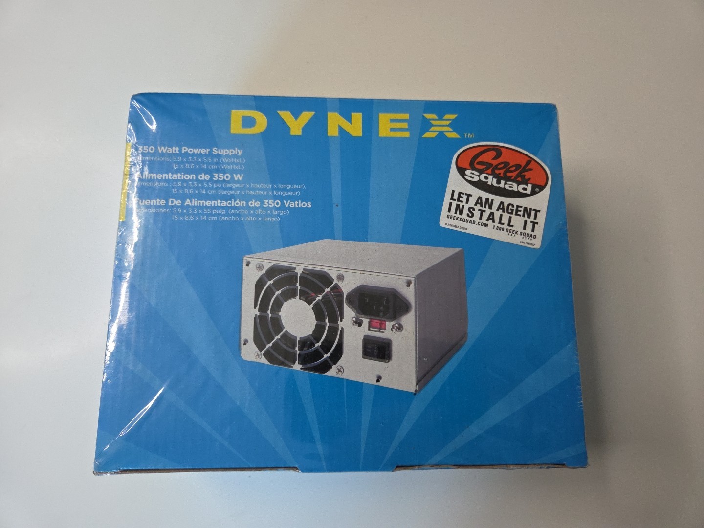 DX-PS350W dynex 350 watt atx style power supply
