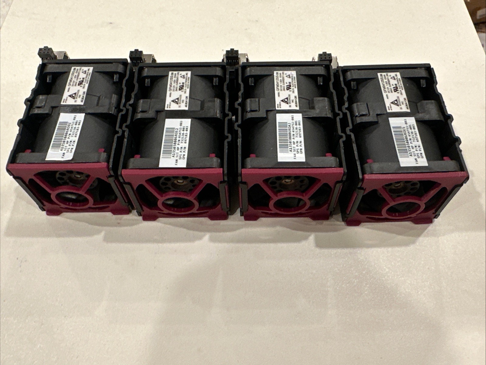 Lot of 4 HP DL360p Gen8 Fan Module 654752-003 732136-001 697183-003 GFM0412SS