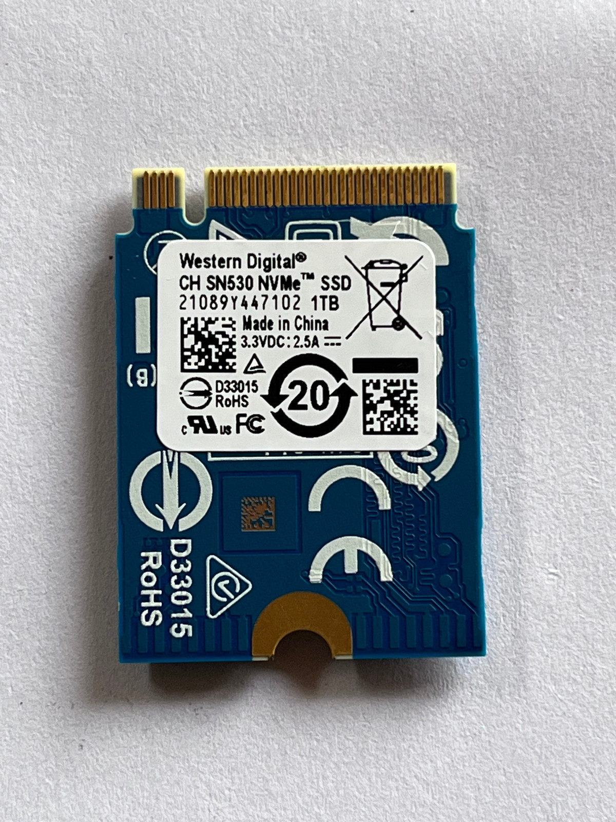 WD CH SN560 1TB M.2 2230 SSD NVMe PCIe 4.0 x2 For Xbox Series X/S Expansion Card