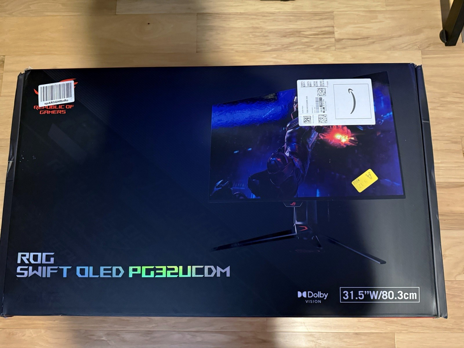 ASUS ROG Swift OLED PG32UCDM 31.5 in 4K 240Hz Gaming Monitor
