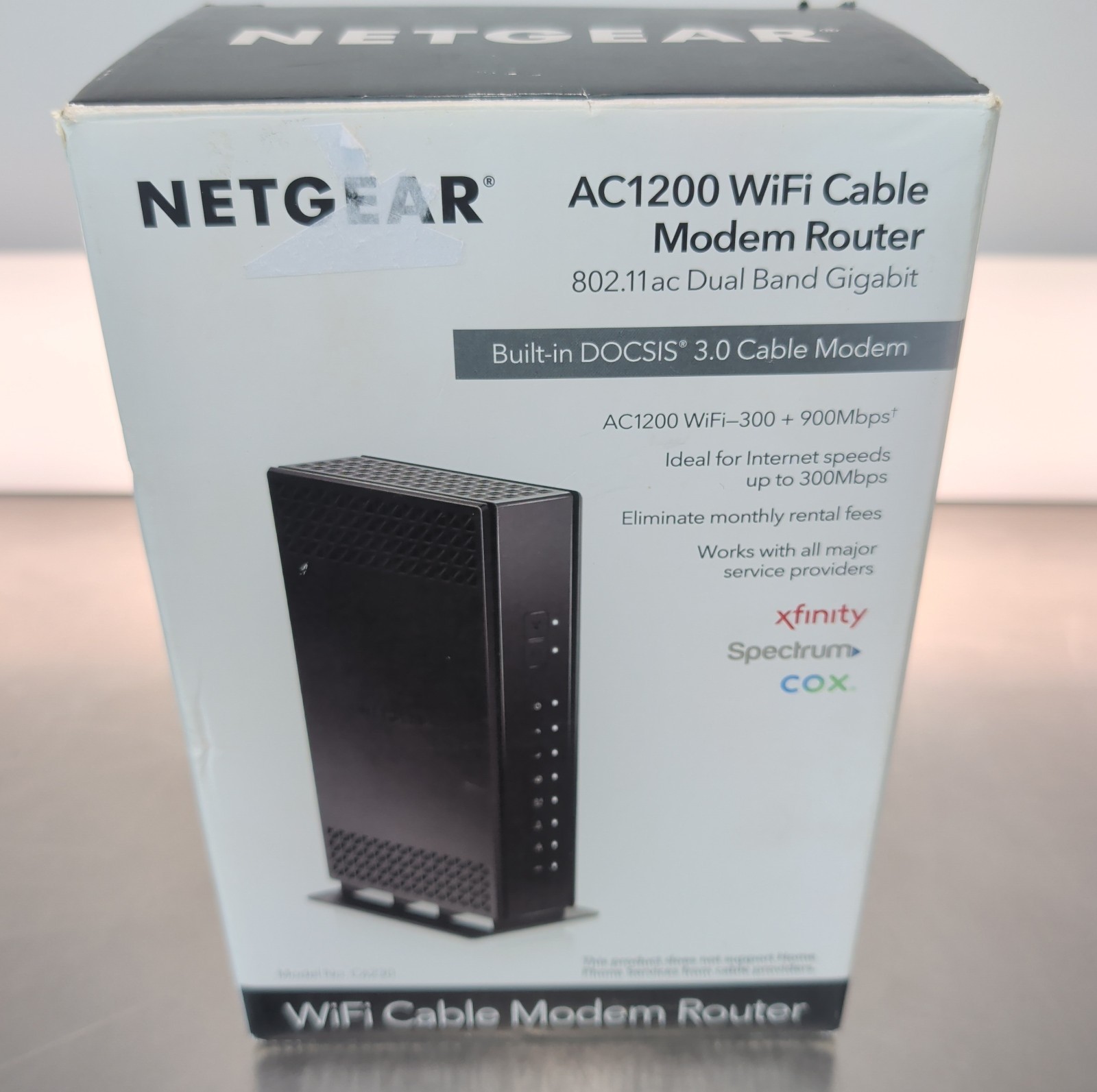 NETGEAR Cable Modem Built-in WiFi Router (C6230) AC1200 DOCSIS 3.0