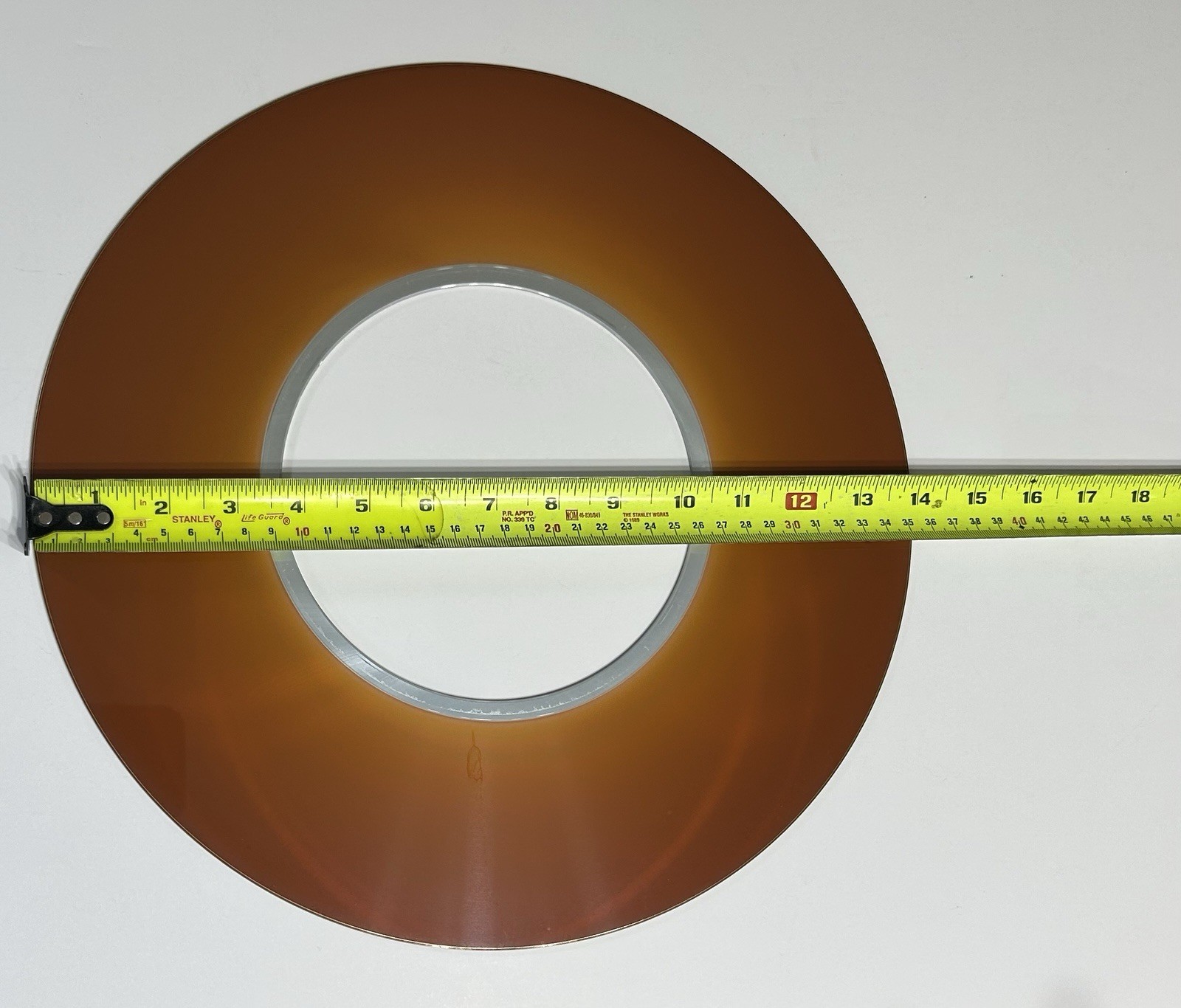 Vintage (circa 1975) 14" Hard Disk Platter Used by IBM/HP/DEC etc