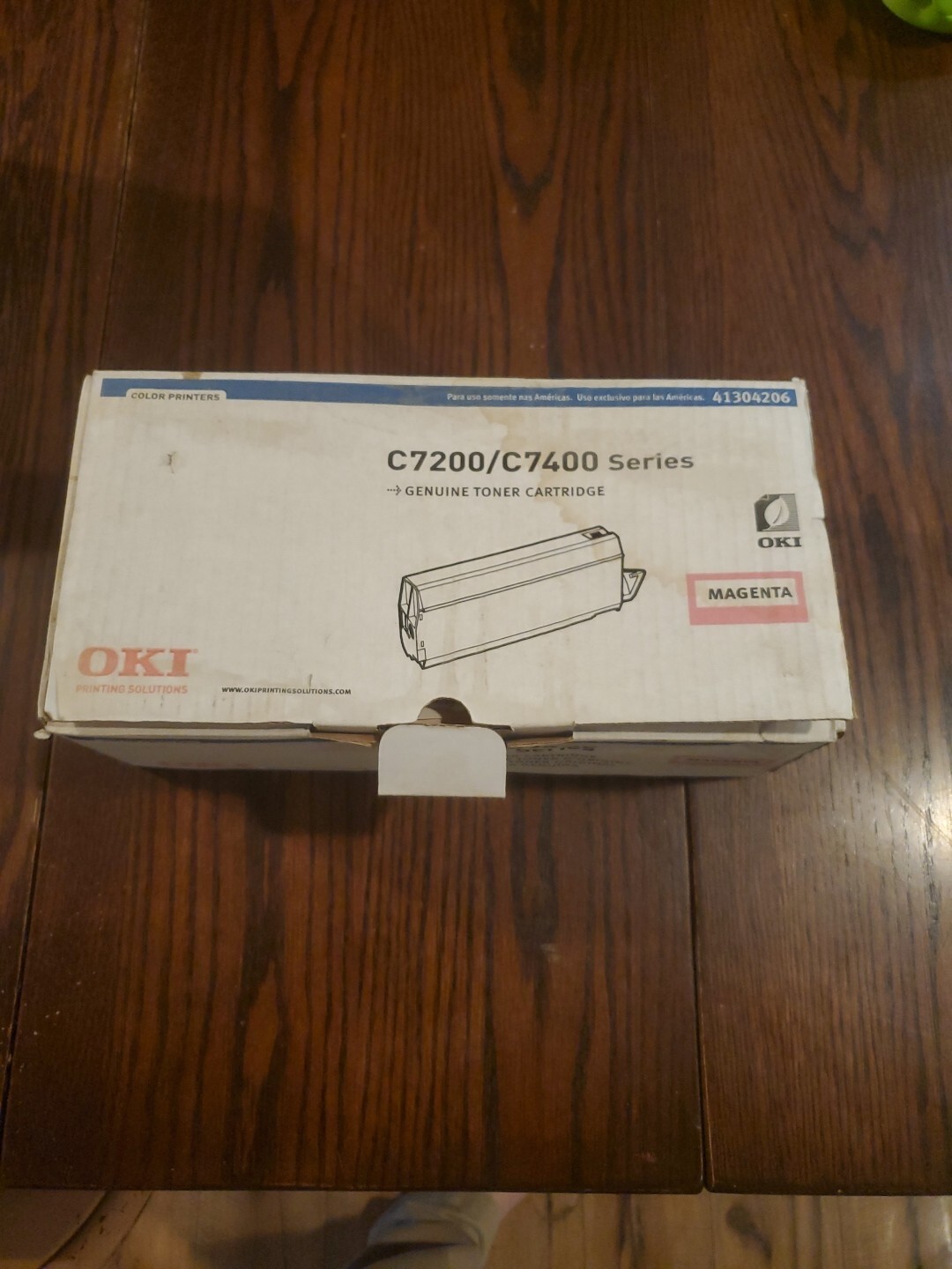 Genuine Okidata Oki C7200 C7200N C7400 Toner Cartridge Magenta 41304206