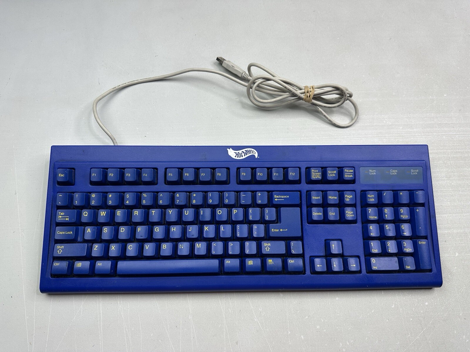 Hotwheels Keyboard for Patriot EHC333P SK-1100U(E) Vintage Keyboard PC TESTED
