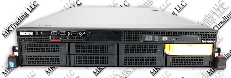 Lenovo ThinkServer RD440 70AH001UUX 2U 1x E5-2440v2 1.9GHz, 8GB, LSI 9260-8i-ZM