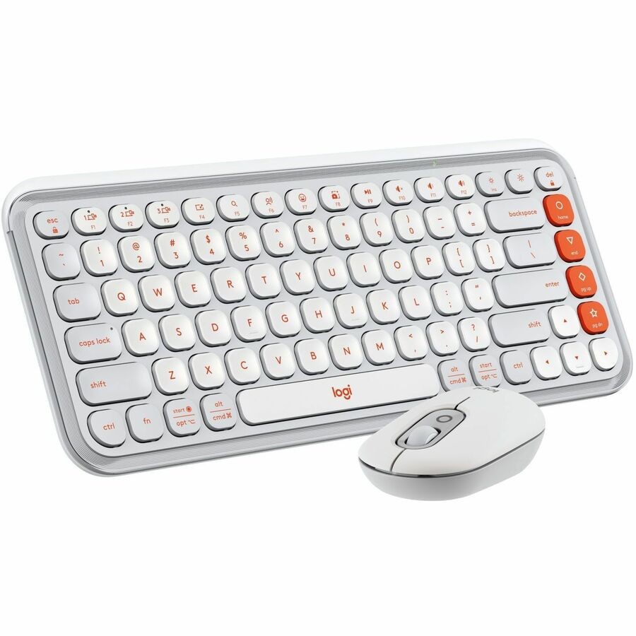 Logitech POP ICON COMBO, Bluetooth Keyboard and Mouse Combo, Comfortable Typing,