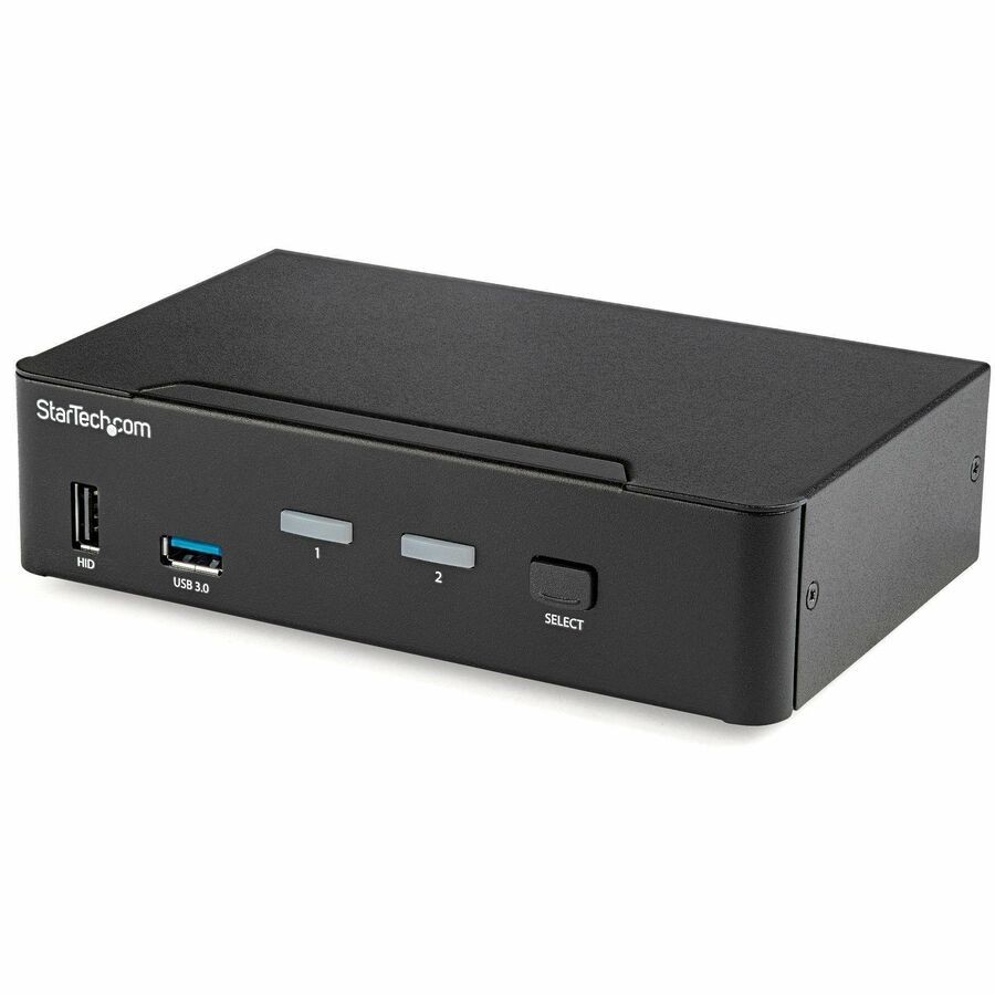 StarTech 2 Port DisplayPort KVM Switch - 4K 60Hz - Single Display - UHD DP 1.2