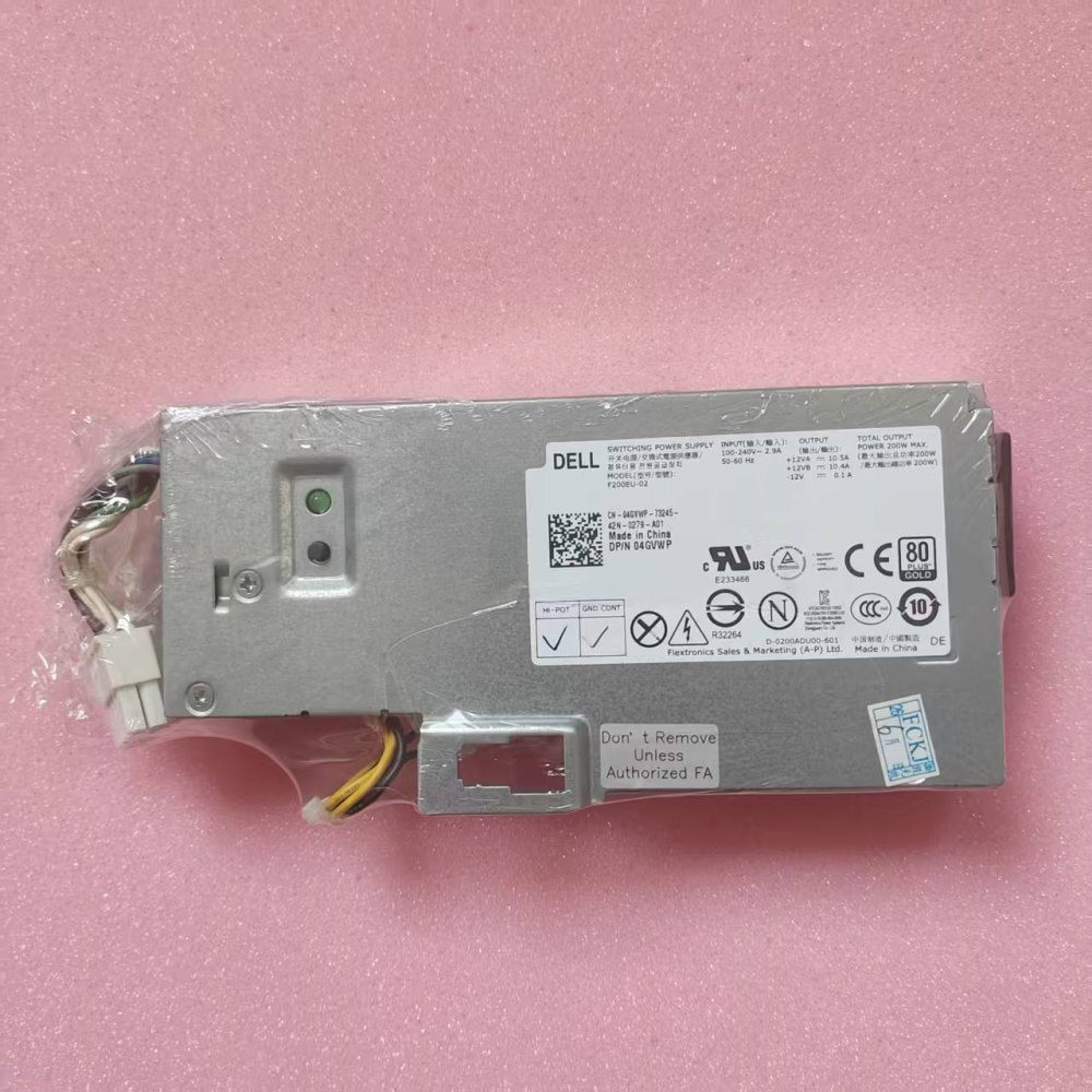 200W For Dell 780 790 990 7010 9010 Power Supply L200EU-00 F200EU-00 L180EU-00