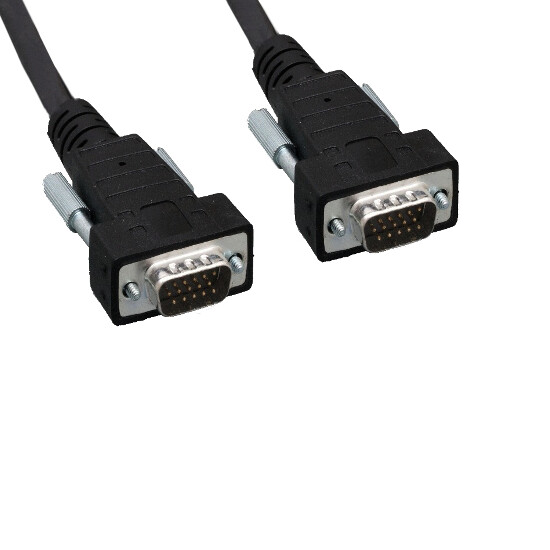 KNTK 100' Plenum Rated SVGA Video Cord 28AWG CMP HD15 15Pin In-Wall Installation