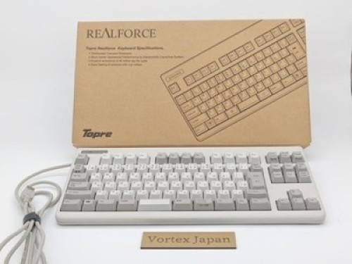 Topre Realforce 91U NG0100 White keyboard USB Japanese Layout Operation Tested