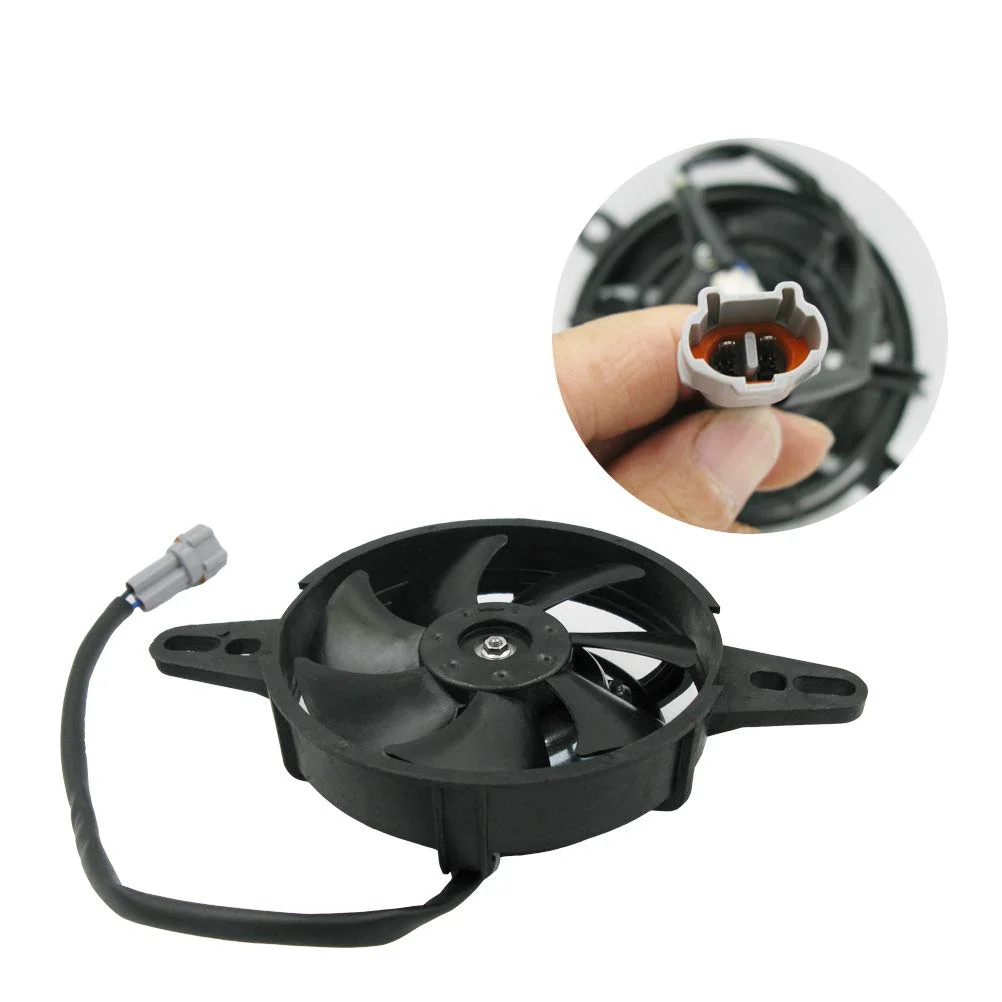 Universal Motorcycle Radiator Cooling Fan Oil Cooler Water Cooler Electric Fan 4
