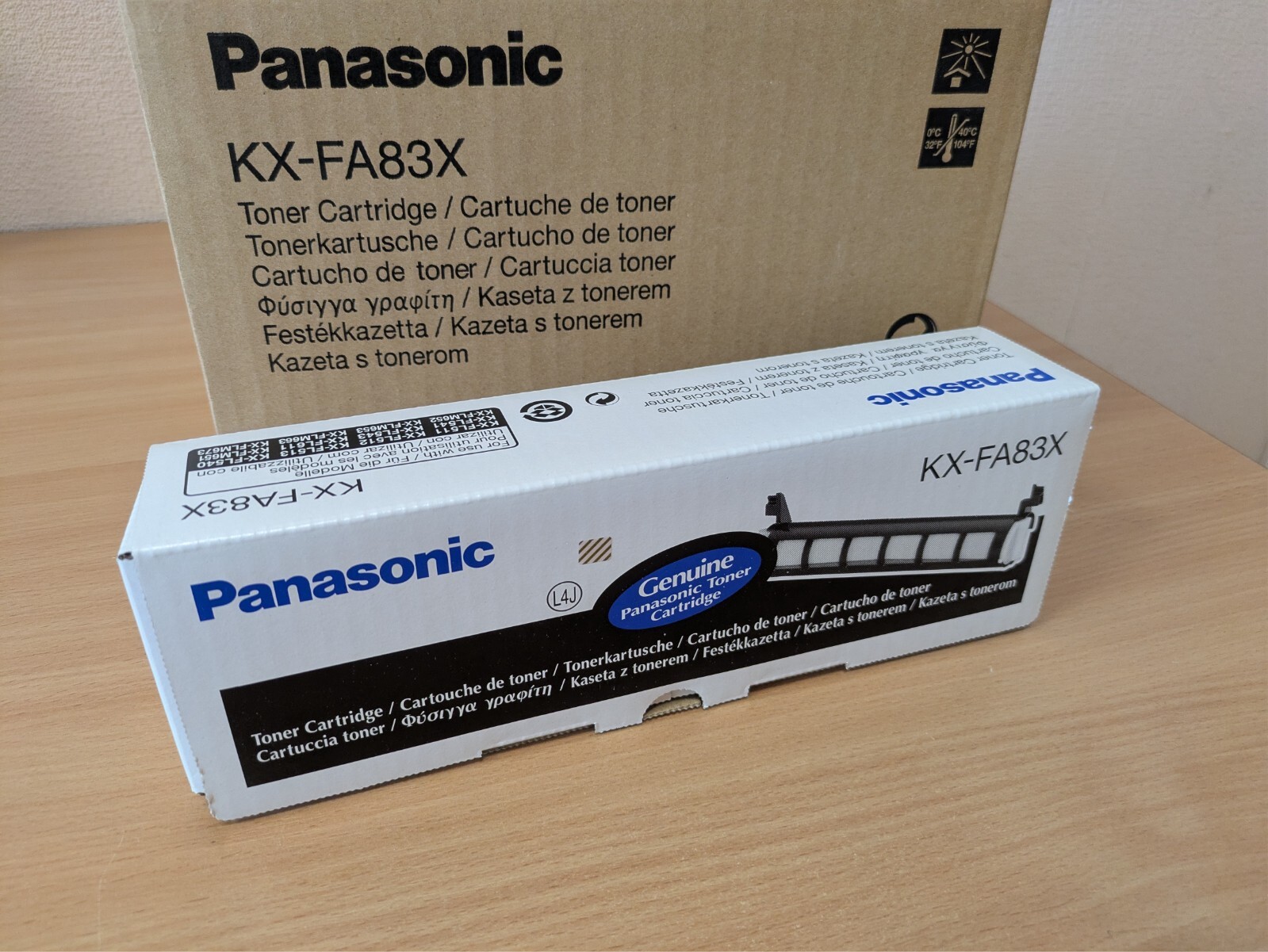 5 pcs - Panasonic KX-FA83 Black Toner Cartrige Genuine