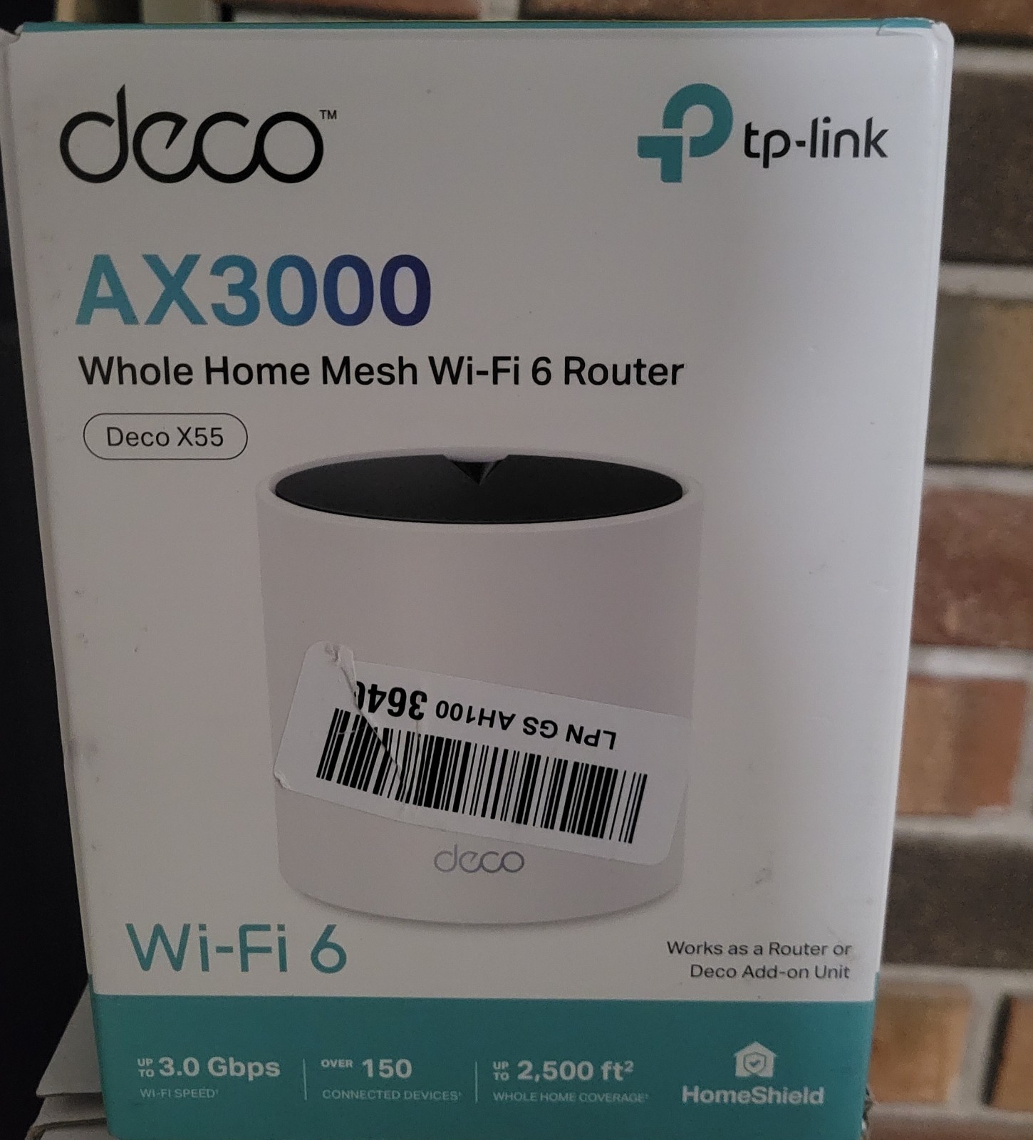 Deco X55 Pro AX3000 Whole Home Wi-Fi 6 Mesh System - Coverage up to 2500 Sq.F...