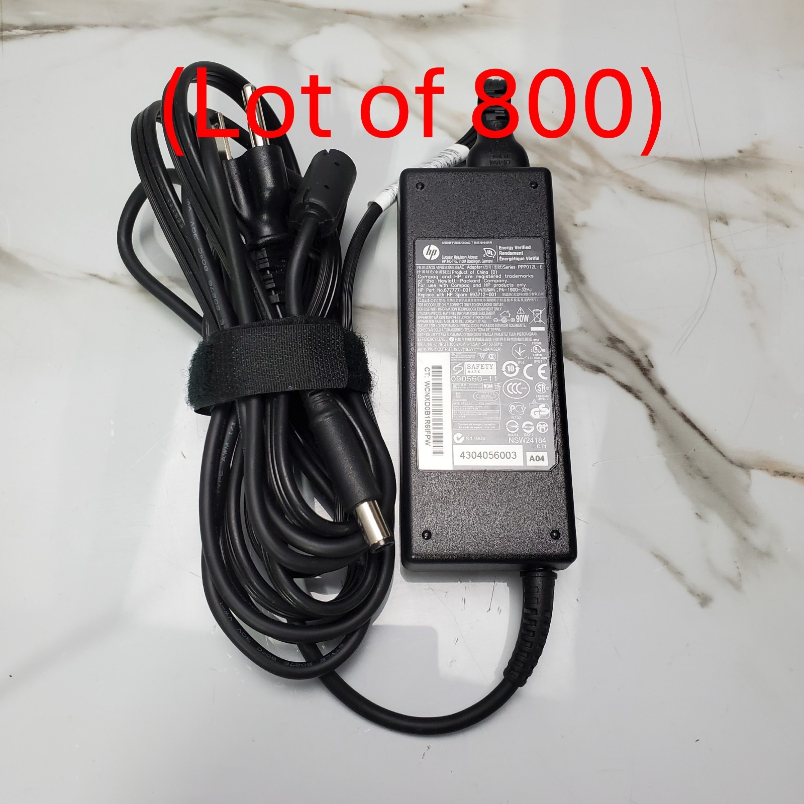 (lot of 800) Genuine 90w Charger AC Power Adapter Supply For Various HP Models
