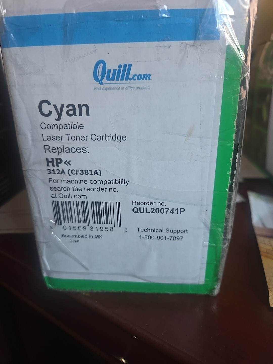 Quill CF381A BLUE Toner Cartridge for HP