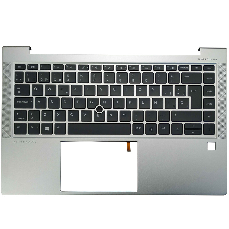Laptop Spanish/Latin keyboard HP EliteBook 745 840 G7 G8 Upper Palmrest cover