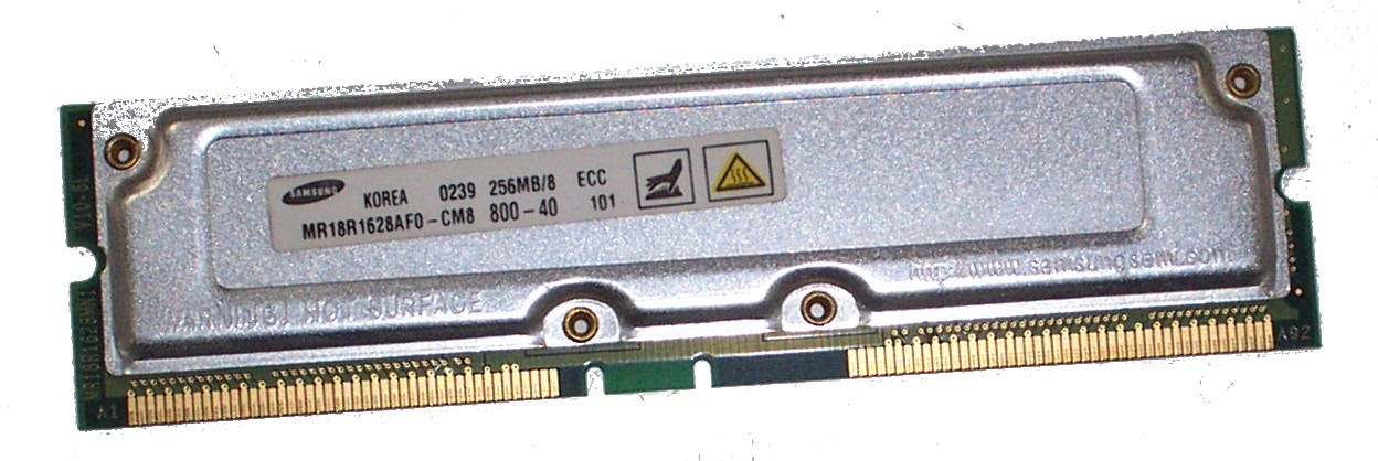 Samsung MR18R1628AF0-CM8 256MB RDRAM Memory