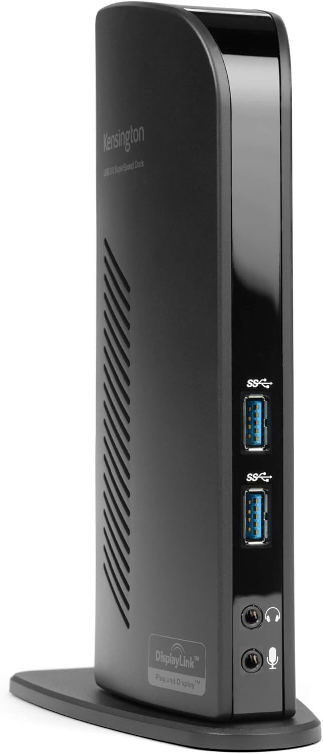 Kensington USB 3.0 Docking Station with Dual DVI/HDMI/VGA Video sd3500v
