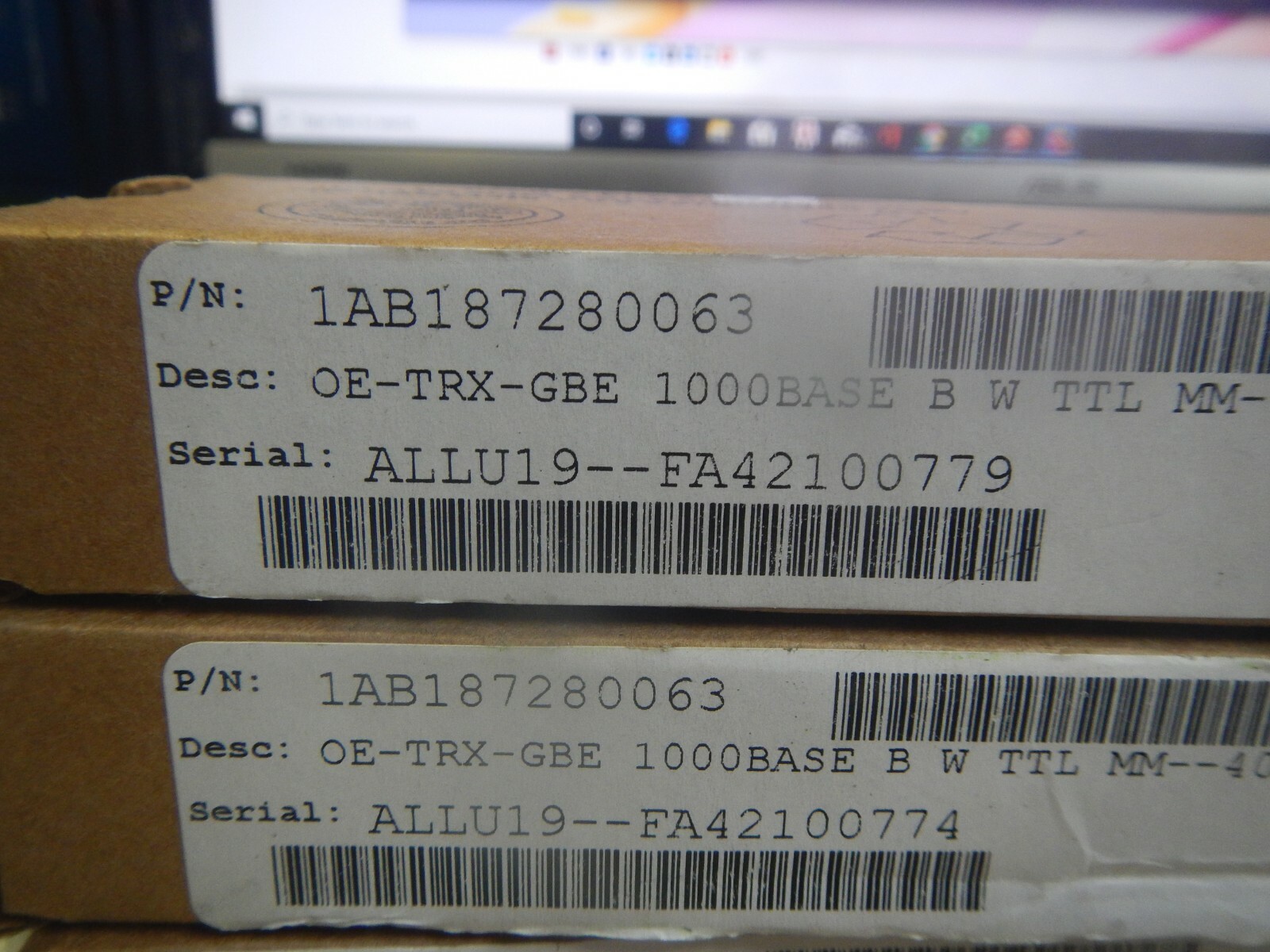 GENUINE NOKIA 1AB187280063    OE-TRX-GBE   1000BASE 