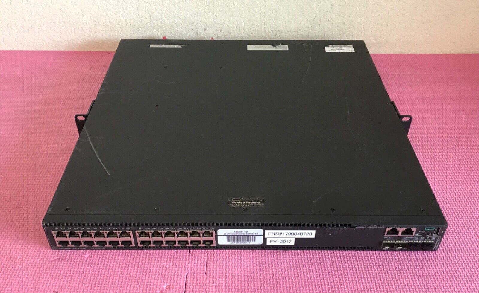 JH147A  HPE FlexNetwork 5510 24G PoE+ 4SFP+ HI 1-slot Switch #2