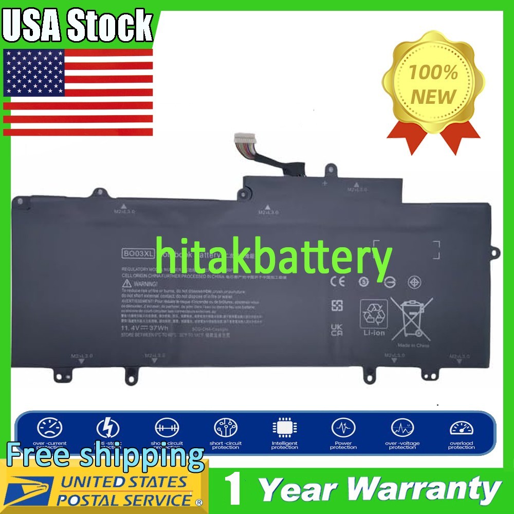 Battery For Hp Chromebook 14-X 14-X013DX 14-X015W B003XL,BO03XL,HSTNN-IB6C/IB6P